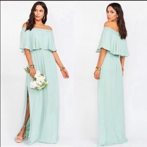 SMYM Hacienda maxi dress Dusty Mint